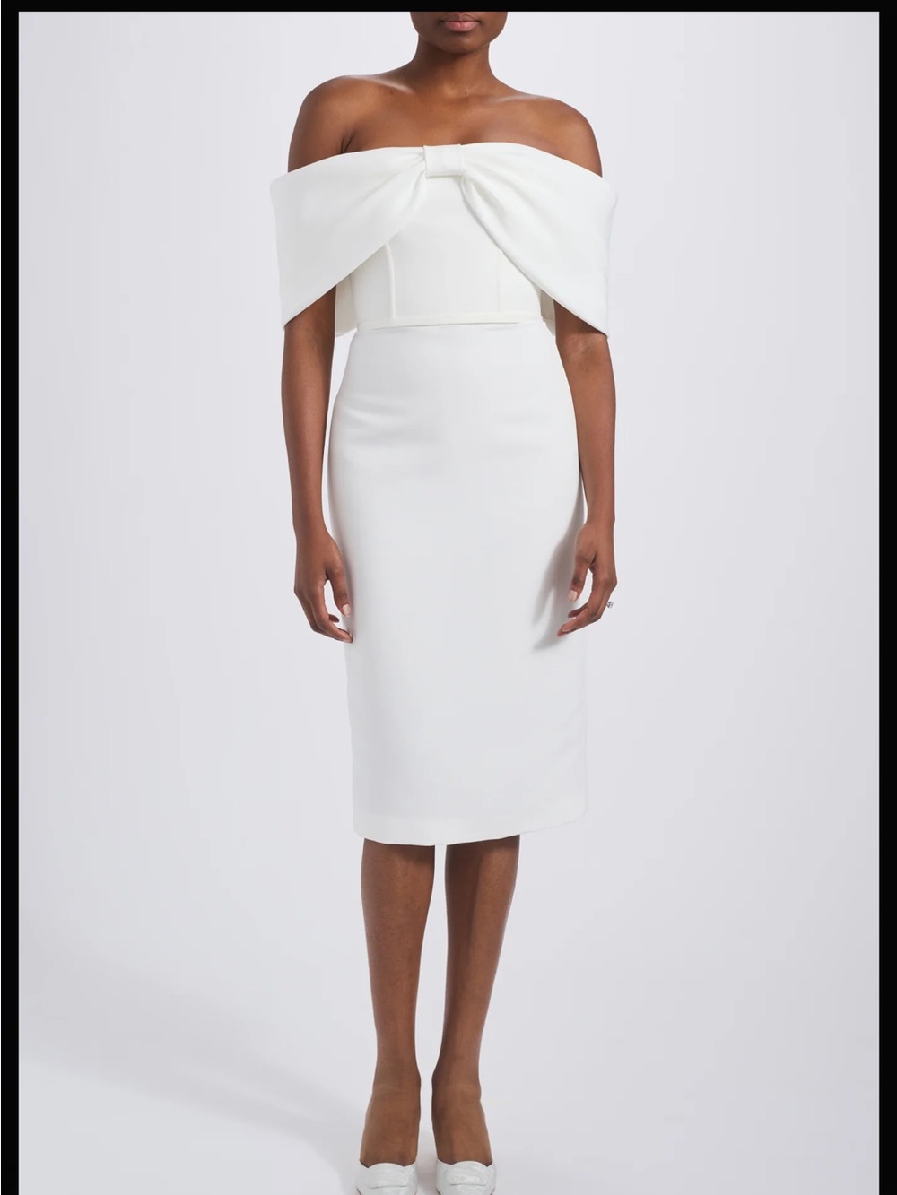 Amsale Strapless Bow Dress